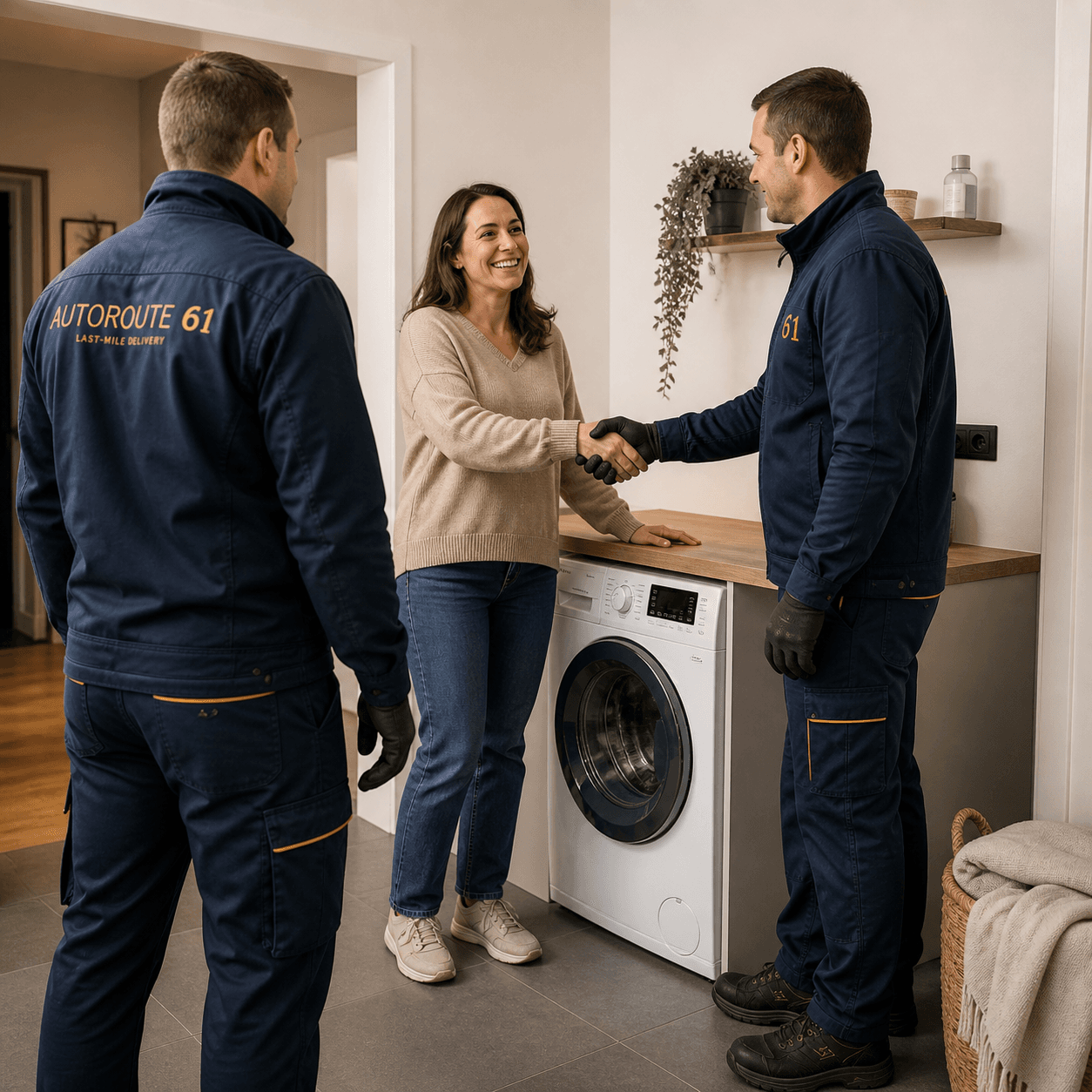 Customer welcomes the driver-installers